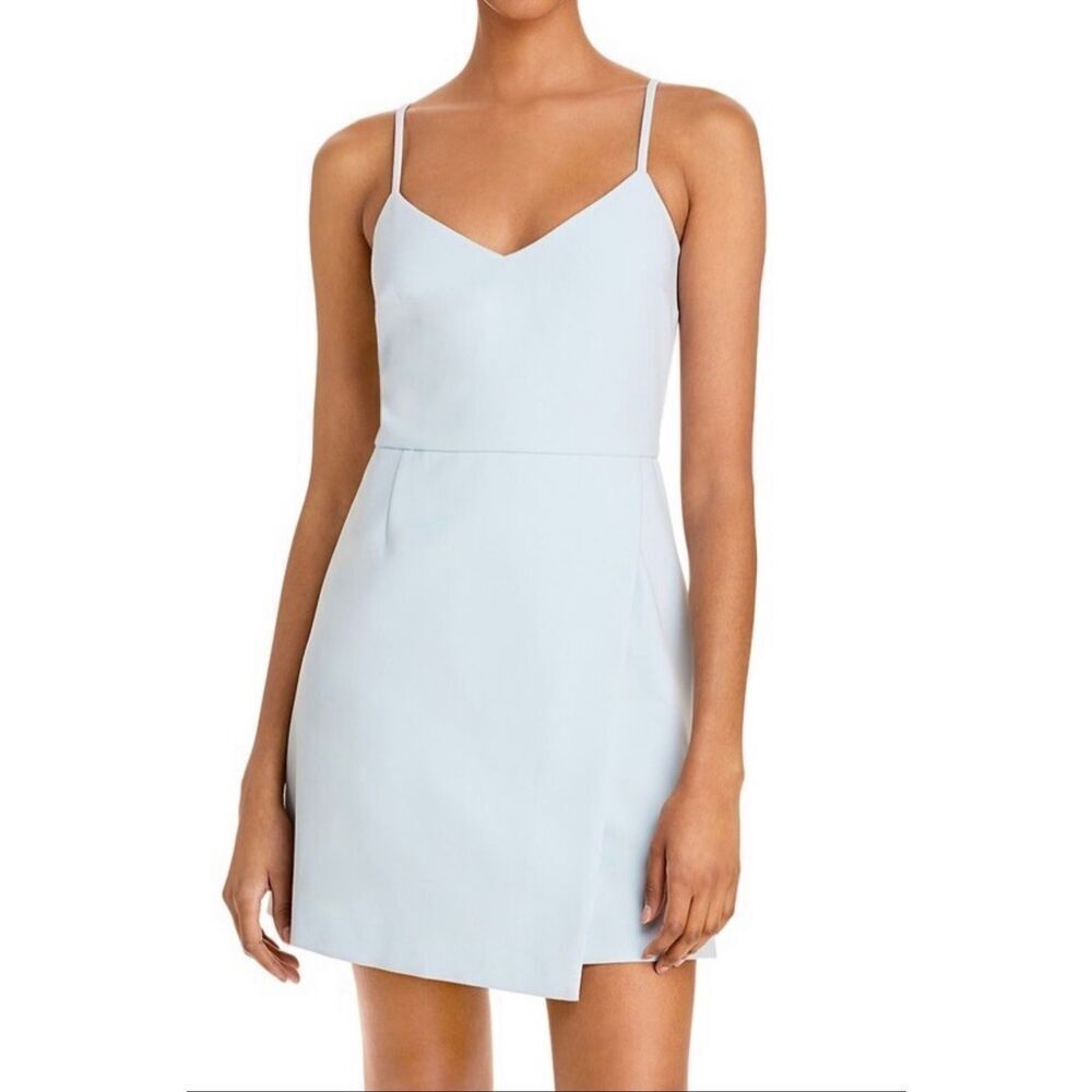 FRENCH CONNECTION Whisper Asymmetric Hem Mini Dress